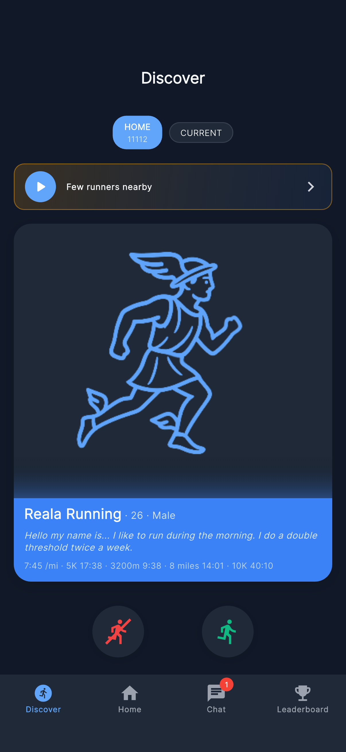 Discover runners near you